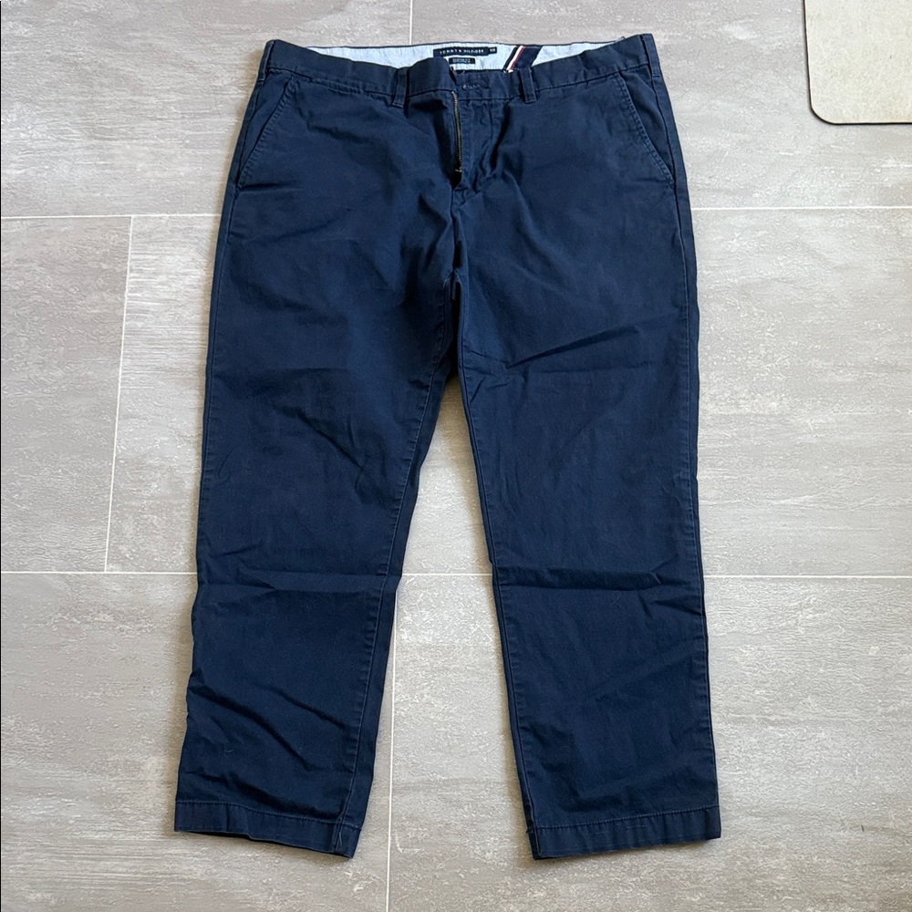 Tommy Hilfiger Men's Dark Blue Chinos